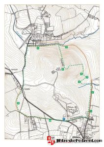 Hornická naučná stezka - mapa